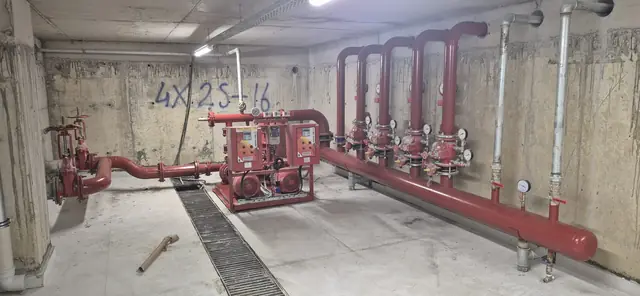 Yangın pompa grubu — SNN Mühendislik tamamlanan proje