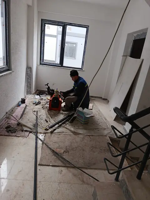 Daire içi boru imalatı — SNN Mühendislik tamamlanan proje